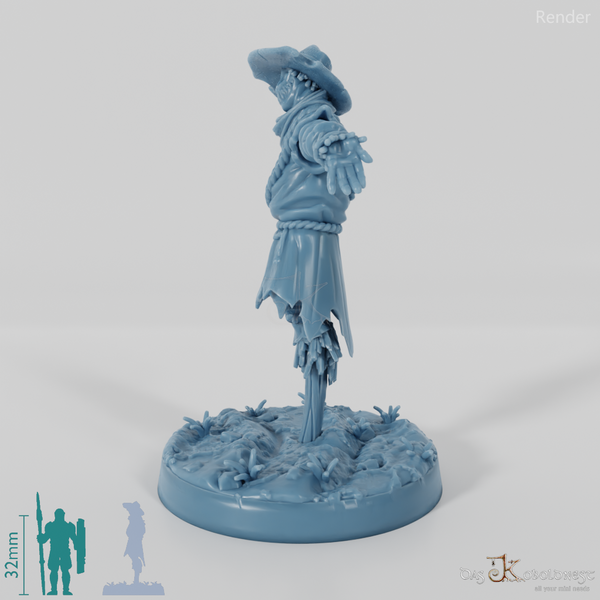 Zerschlissene Vogelscheuche