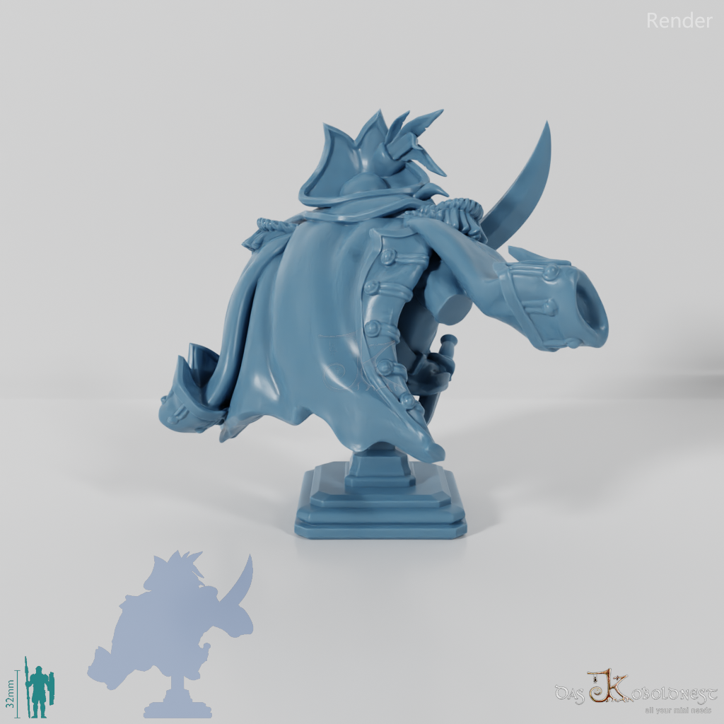 Büste - Roar, vernarbter Orkpirat