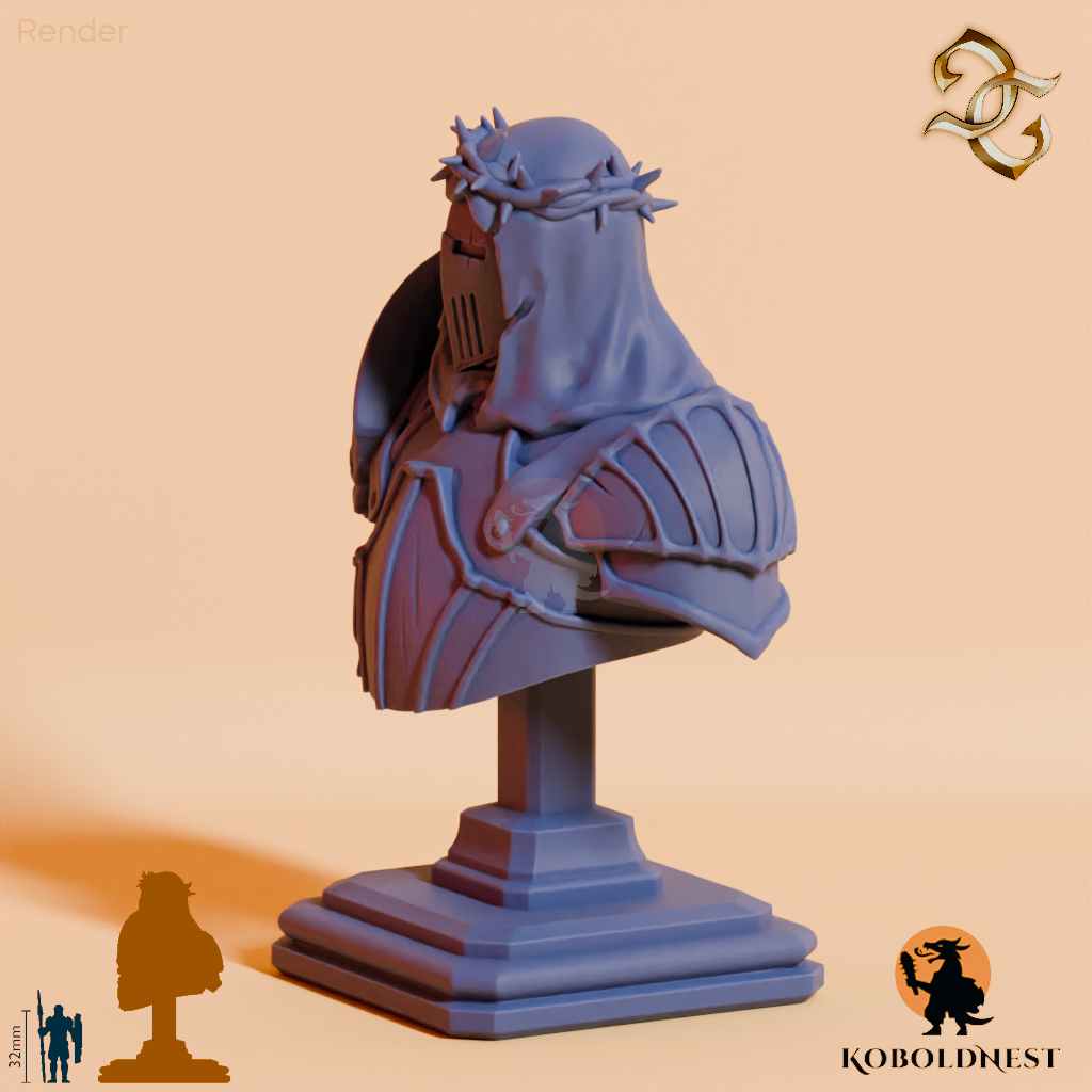 Büste - Ser Baldur, Captain der Inquisition