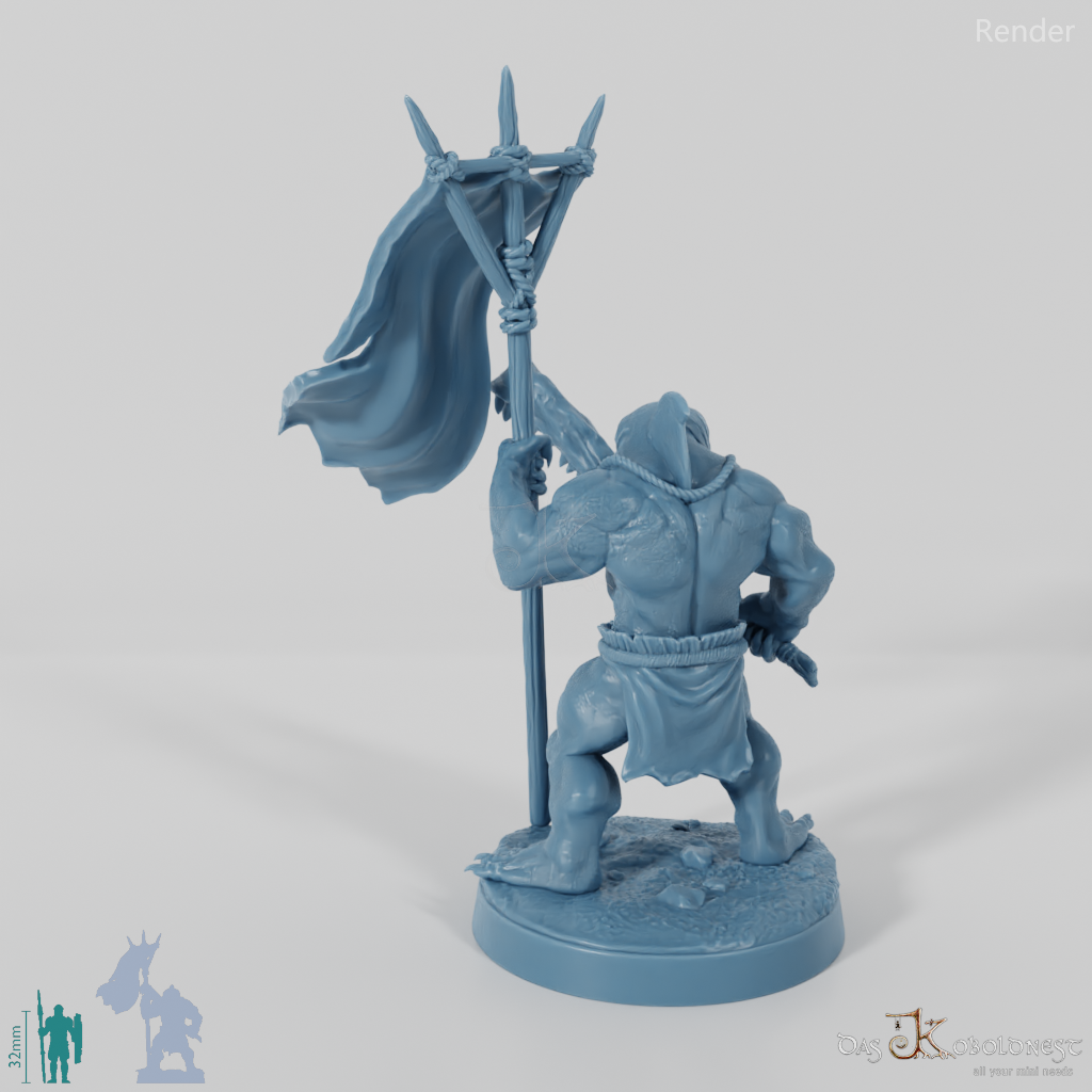 Haivolk-Barbar - Bannerträger