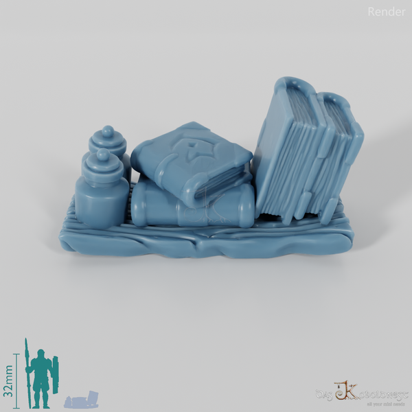 Regalbrett mit Büchern