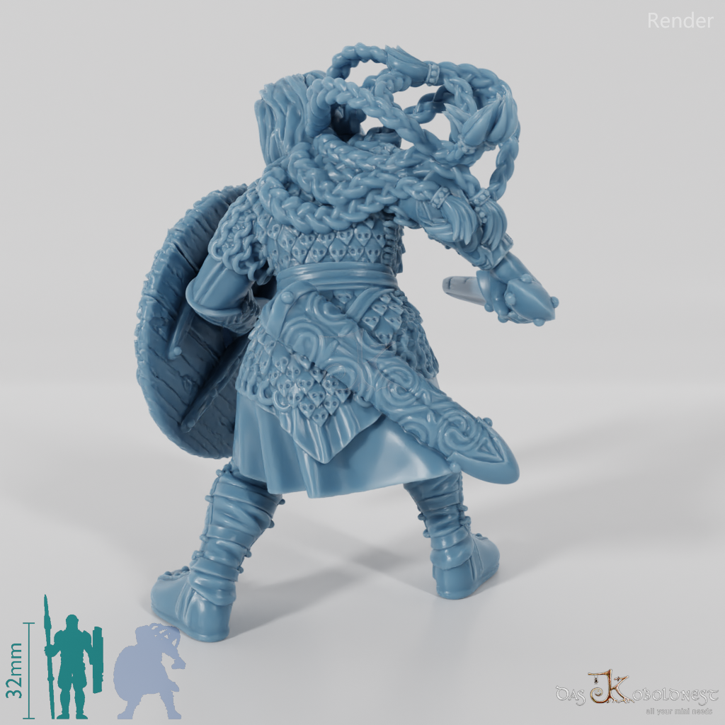 Aidda, Anführerin der Schildmaiden