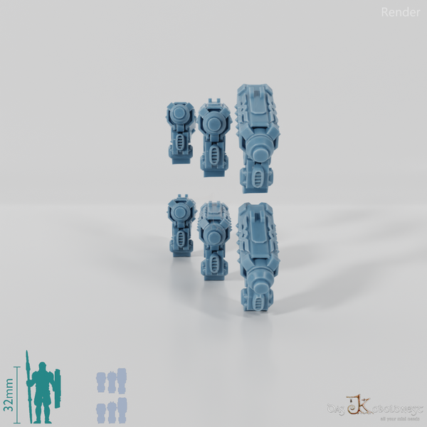 Khazaroth Empire - Iron Mole Upgradepack Schulterkanonen