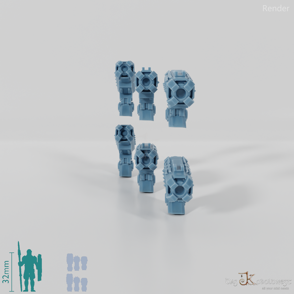 Khazaroth Empire - Iron Mole Upgradepack Schulterkanonen