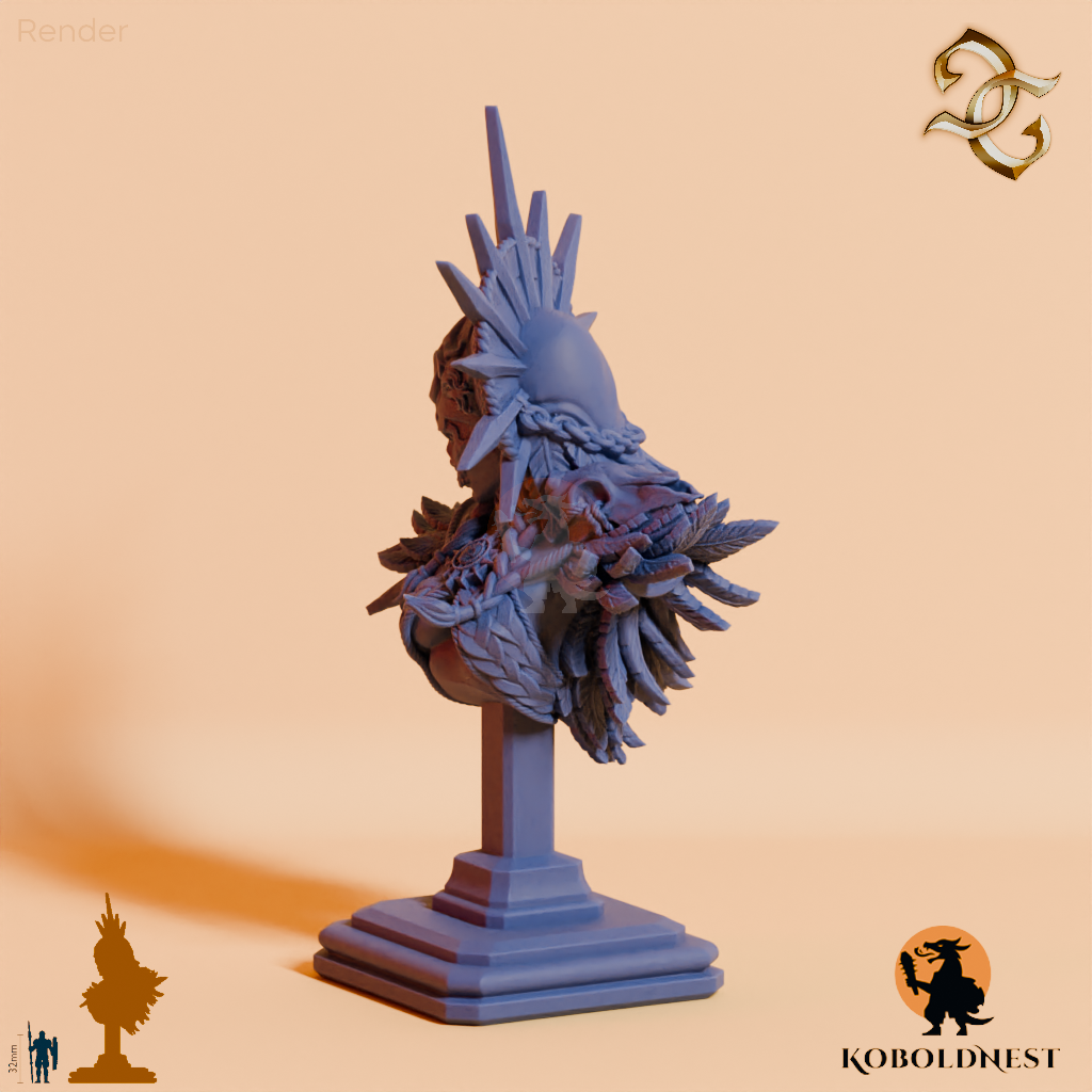 Büste - Silvana, Königin der Bestien