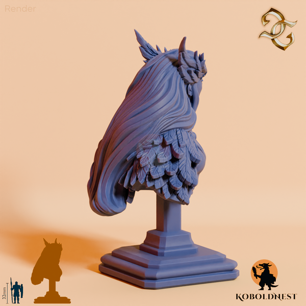 Büste - Sirsha, Ruferin der Wildeulen