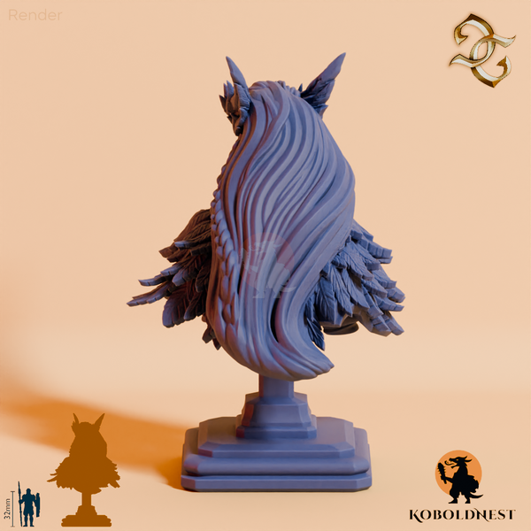 Büste - Sirsha, Ruferin der Wildeulen