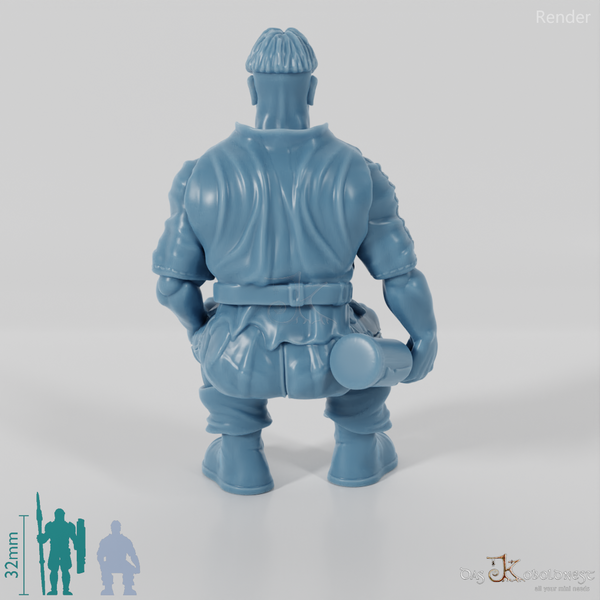 City dweller - resident, sitting 03