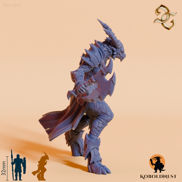 Skara Ashfang, Drachenvolk-Kriegerin