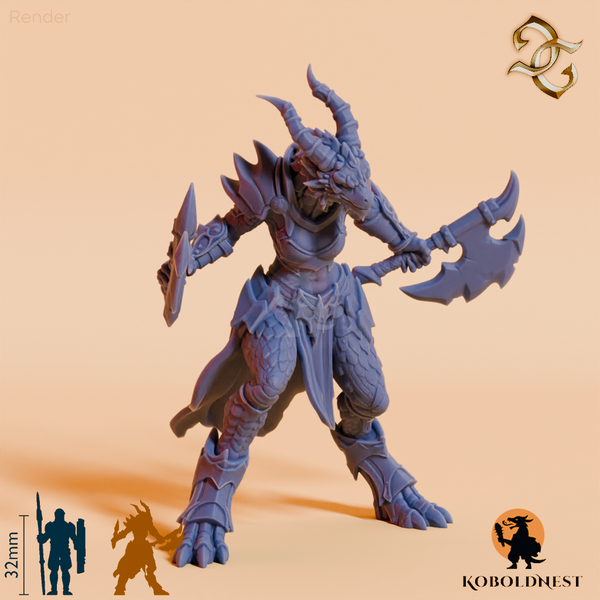 Skara Ashfang, Drachenvolk-Kriegerin