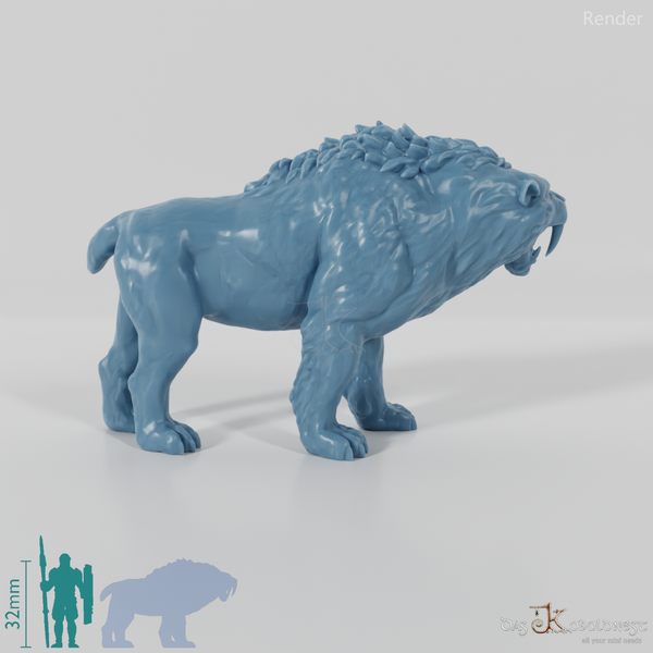 Smilodon 03- StoneAxe Miniatures
