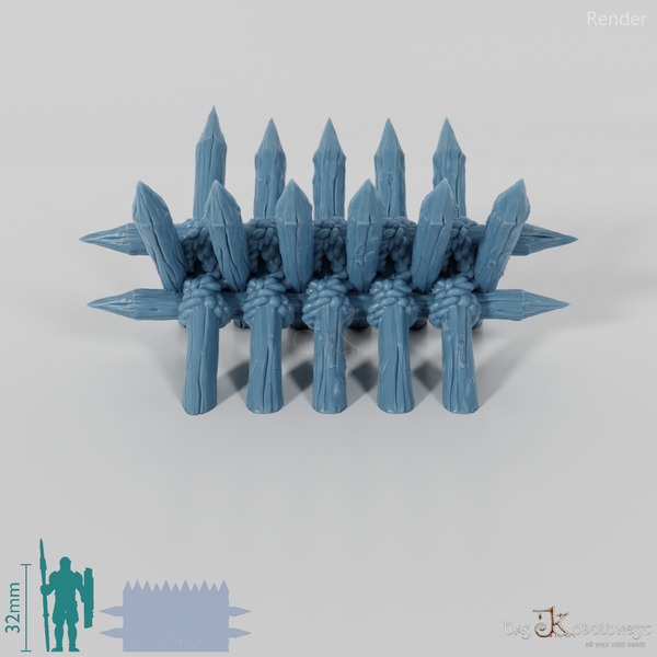 Holzpfostenbarrikade 02