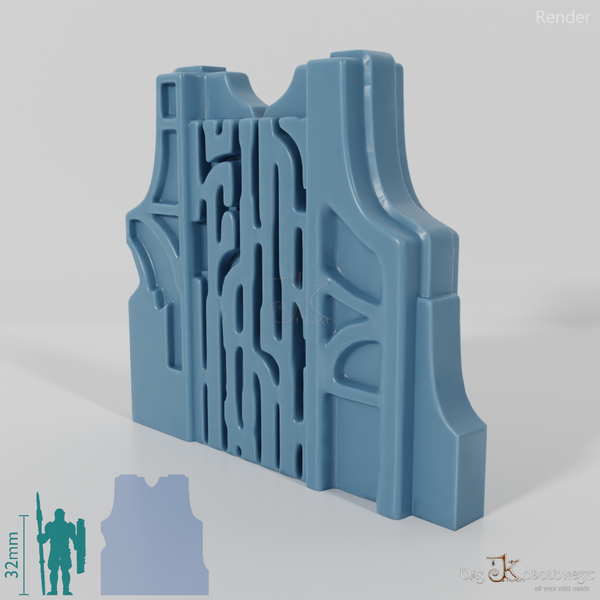 Verziertes Metalltor