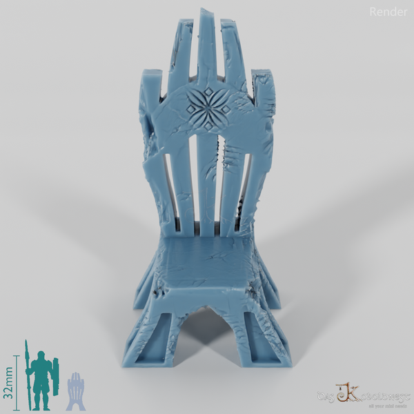 Stuhl - Ramponierter Zwergenstuhl 01