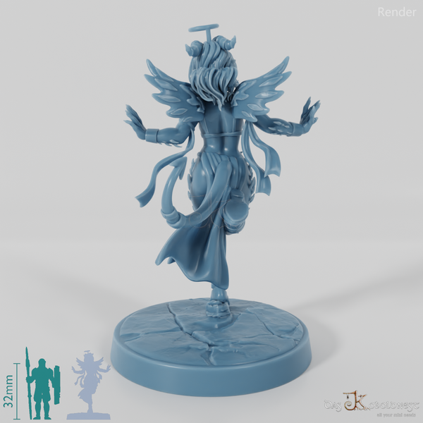 Bellacina, Verführerischer Sukkubus in Engelskostüm