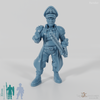 Space Soldiers - Infanterieoffizier mit Kettenschwert