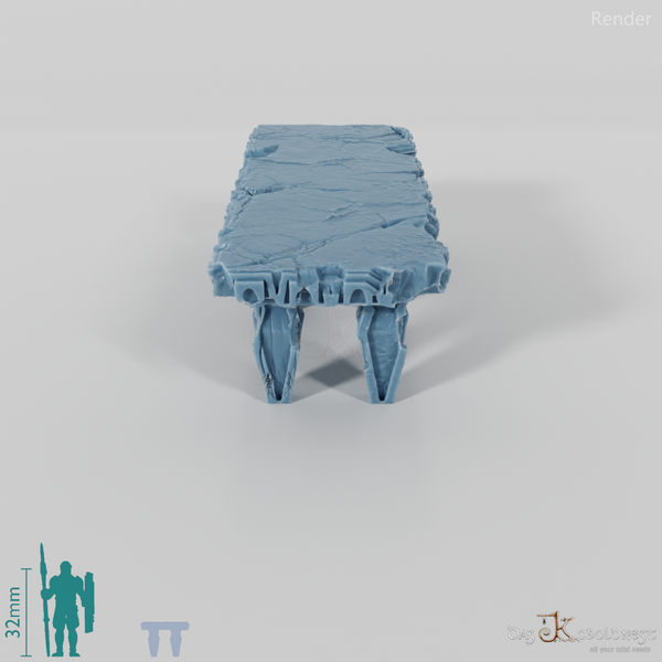 Tisch - Beschädigter Steintisch 03