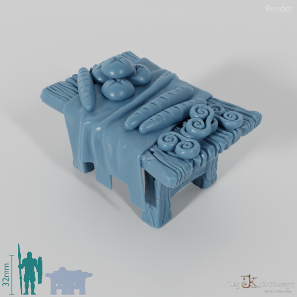 Tisch - Tisch mit Backwaren