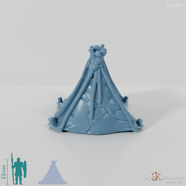 Zelt - Abgenutztes feines Zelt