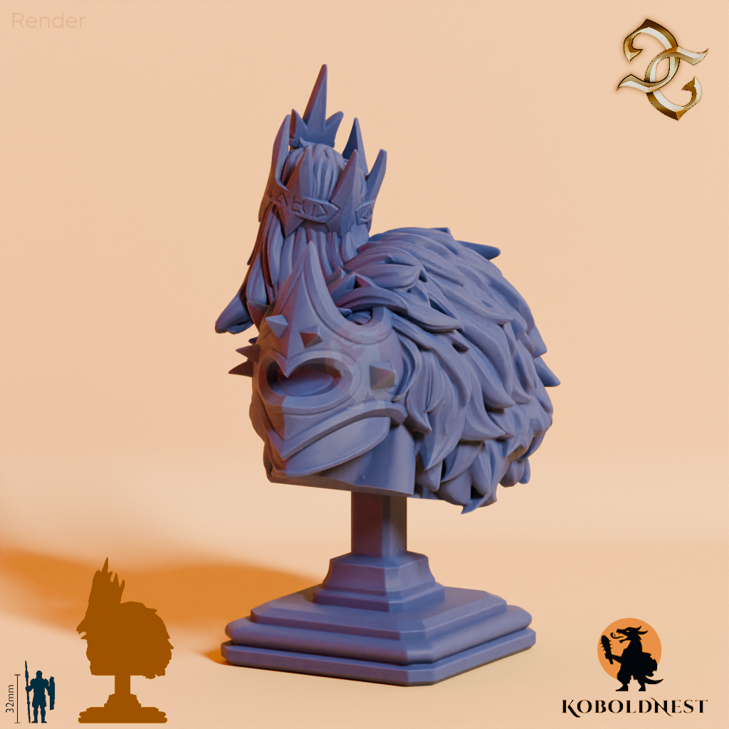 Büste - Totenkönig Gorgosh