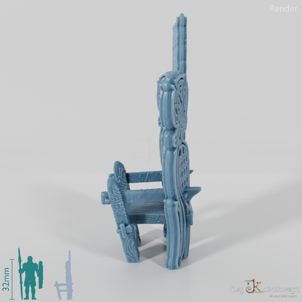 Thron - Thron des Wikingerkönigs