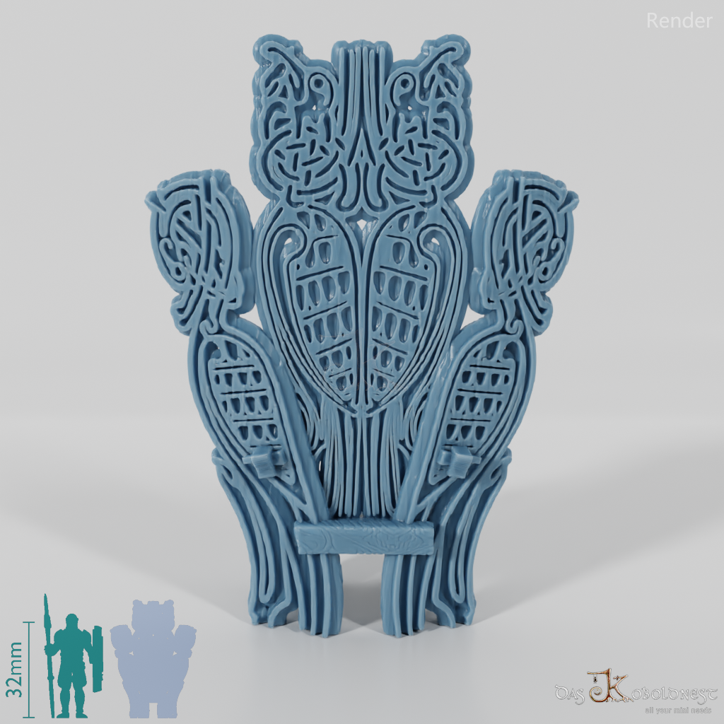 Thron - Thron des Wikingerkönigs