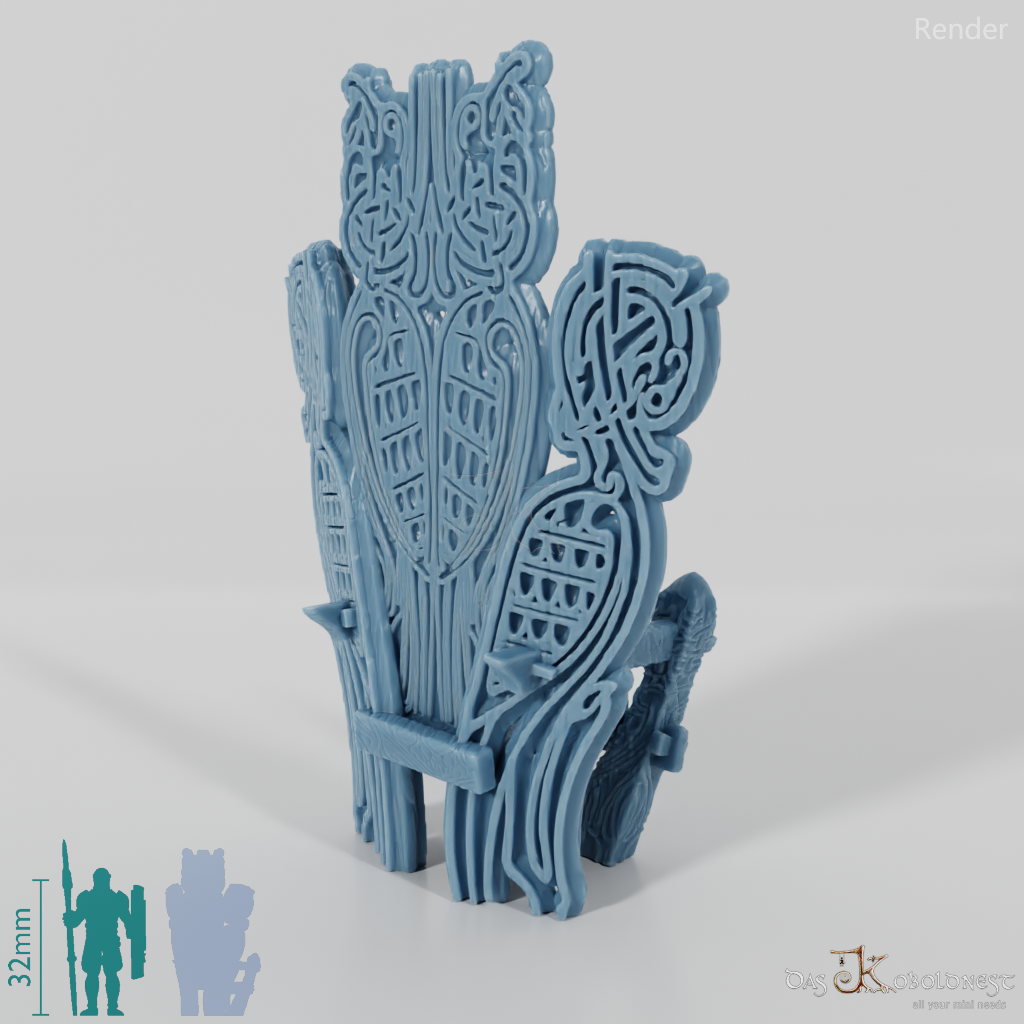 Thron - Thron des Wikingerkönigs