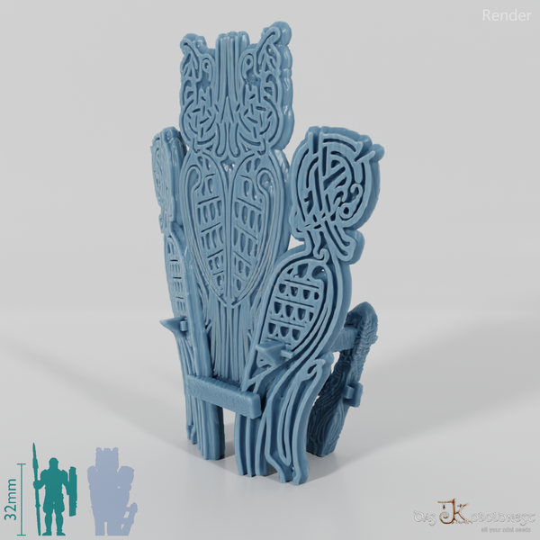 Thron - Thron des Wikingerkönigs