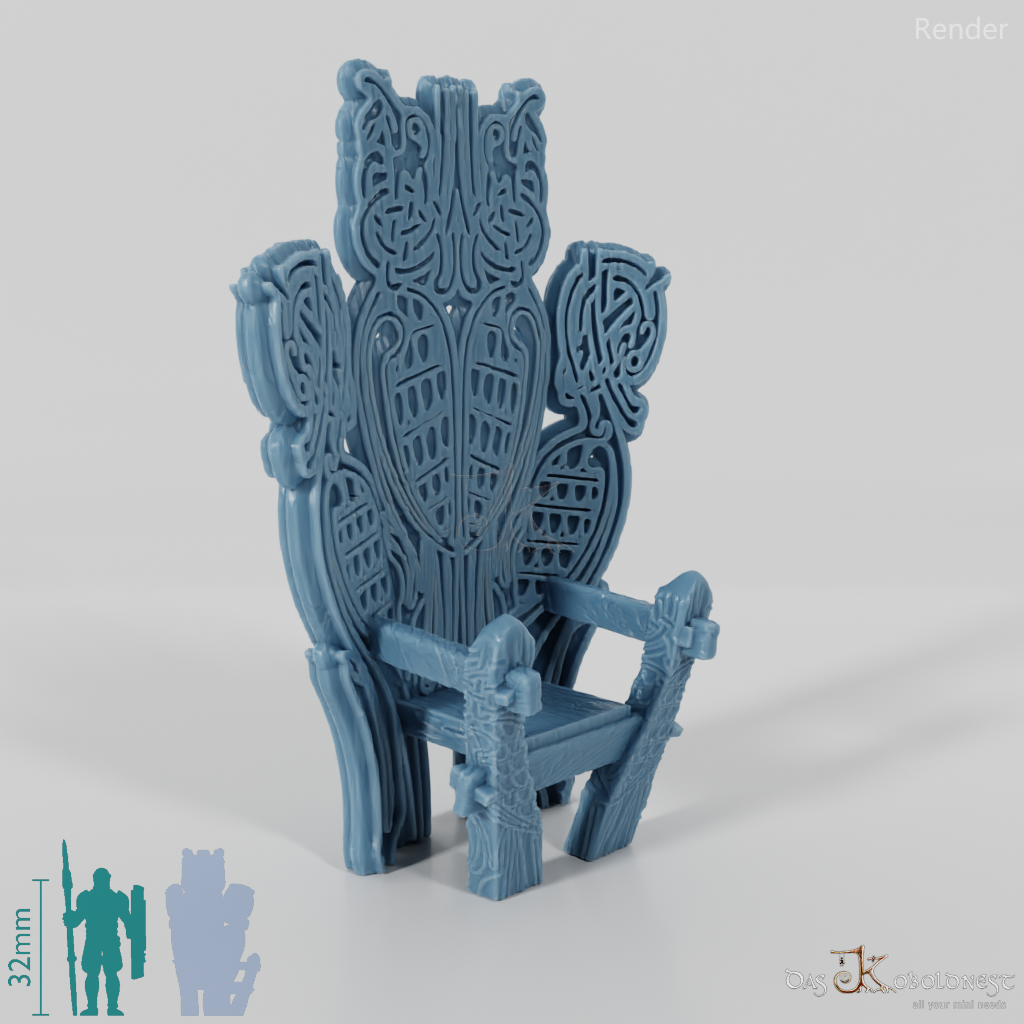 Thron - Thron des Wikingerkönigs