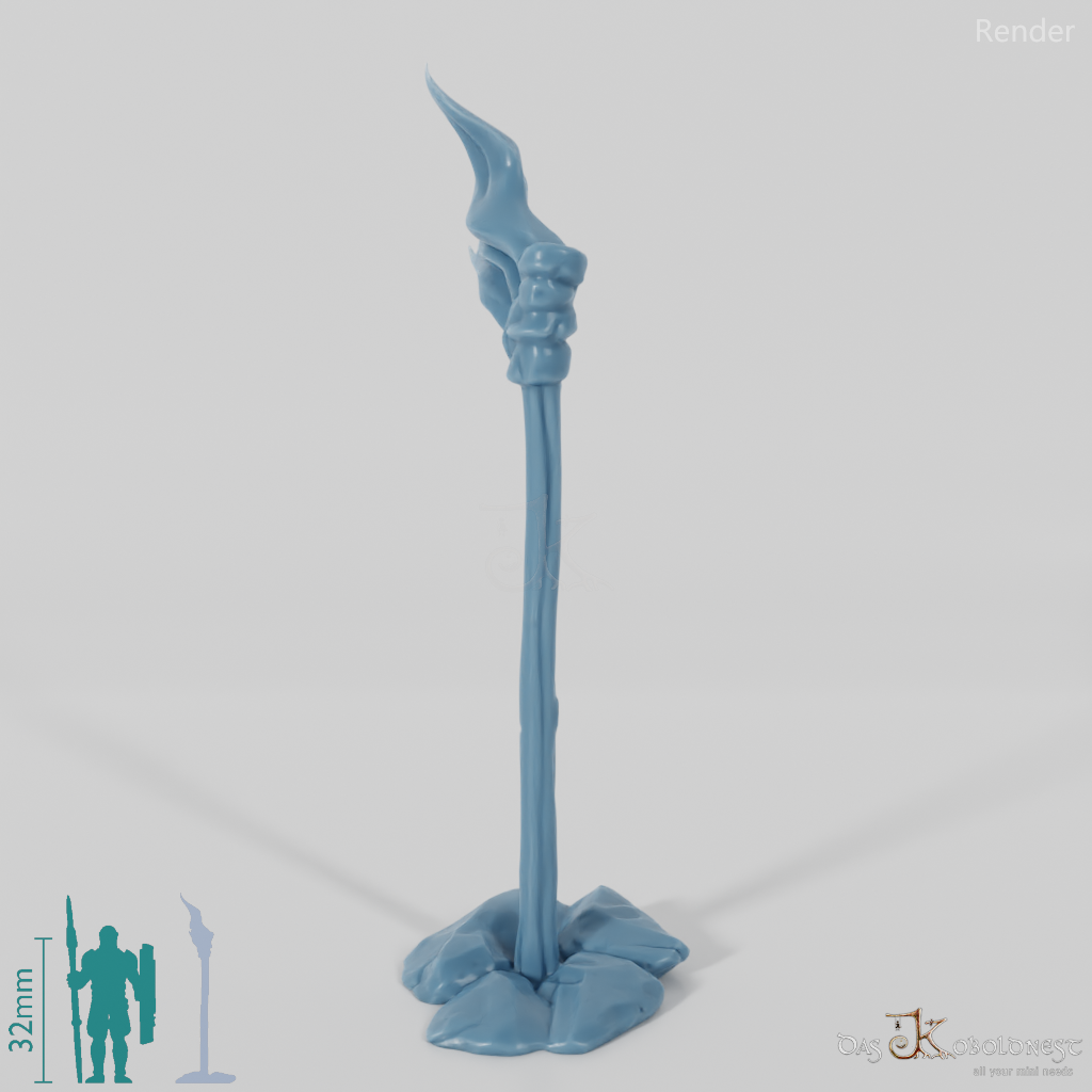 Fackel - Brennende Standfackel 02