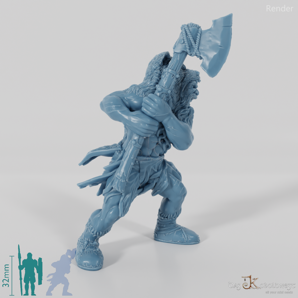 Nordischer Berserker des Bärentotems (Axt)