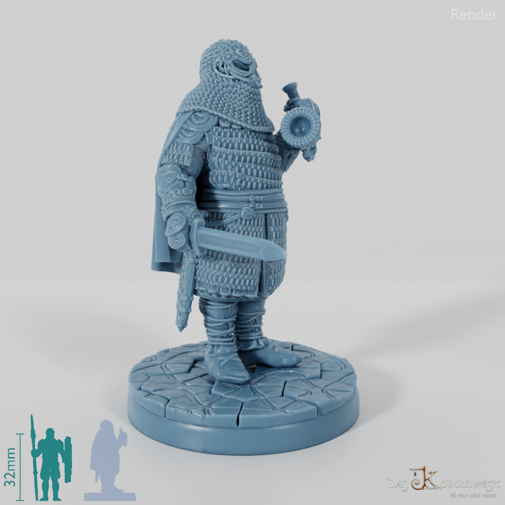 Viking Huscarl 04 (horn)