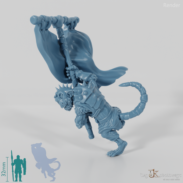 Vermin Warriors Bannerträger