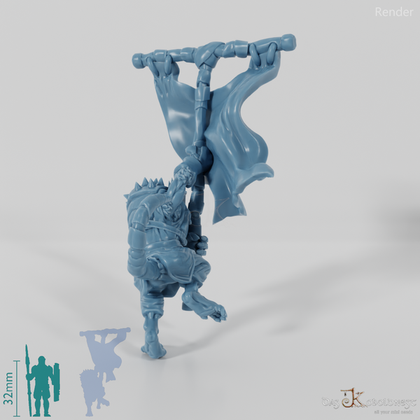 Vermin Warriors Bannerträger