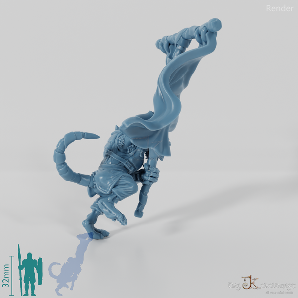 Vermin Warriors Bannerträger