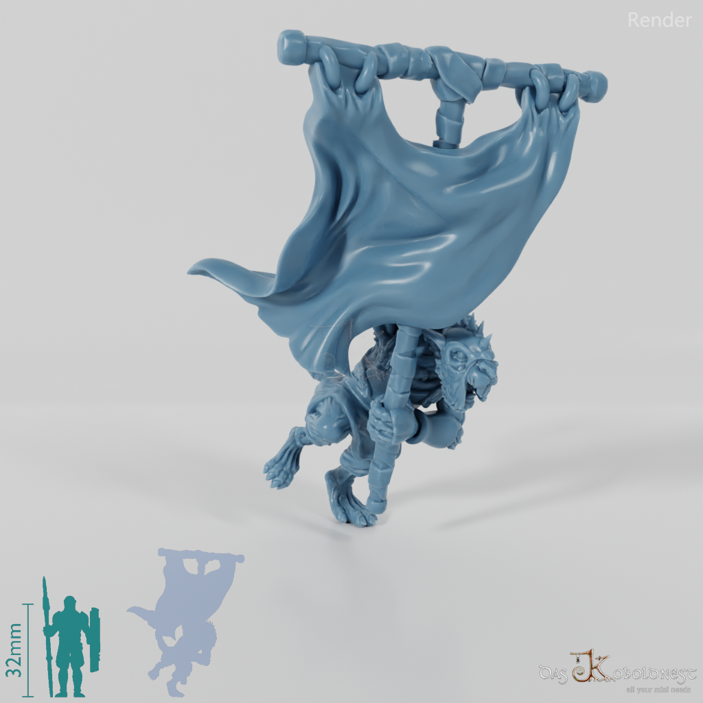 Vermin Warriors Bannerträger