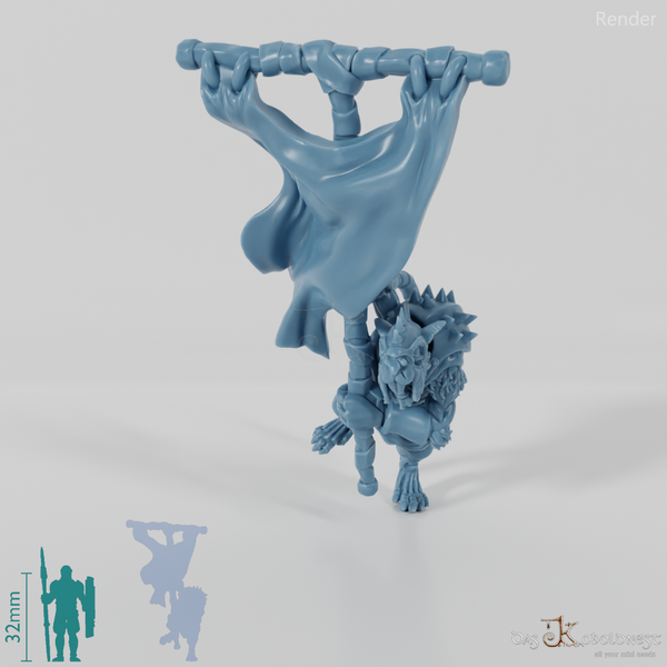 Vermin Warriors Bannerträger