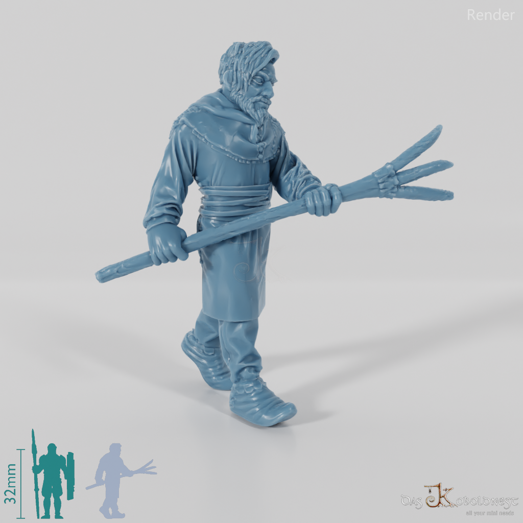 Nordischer Dorfbewohner, bewaffnet 2