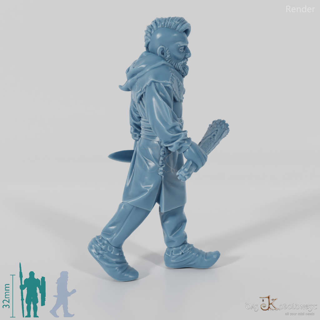 Nordischer Dorfbewohner, bewaffnet 1