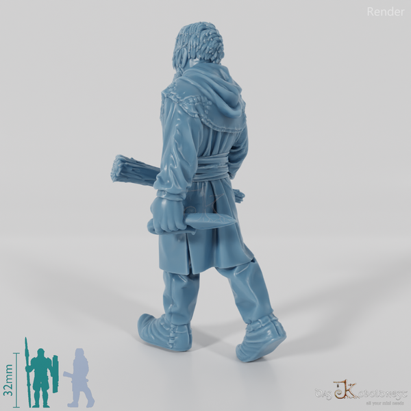 Nordischer Dorfbewohner, bewaffnet 1