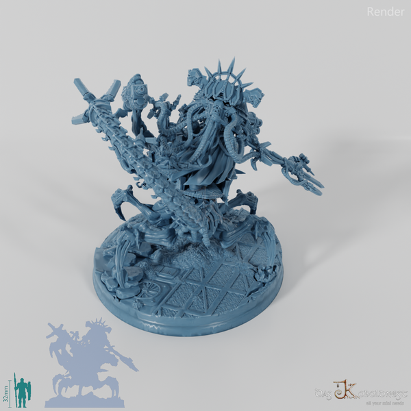 Void Blessed Soldiers - Void Blessed Father auf Mech mit Maschinenkanonen