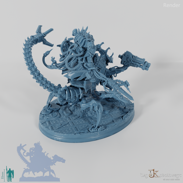 Void Blessed Soldiers - Void Blessed Father auf Mech mit Maschinenkanonen