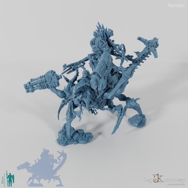 Void Blessed Soldiers - Void Blessed Father auf Mech mit Maschinenkanonen