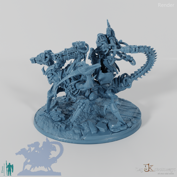 Void Blessed Soldiers - Void Blessed Father auf Mech mit Flammenwerfern