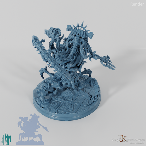 Void Blessed Soldiers - Void Blessed Father auf Mech mit Flammenwerfern