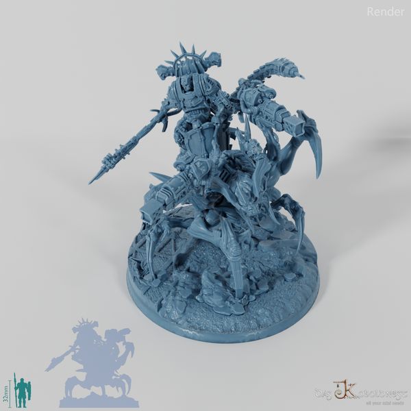 Void Blessed Soldiers - Void Blessed Father auf Mech mit Flammenwerfern