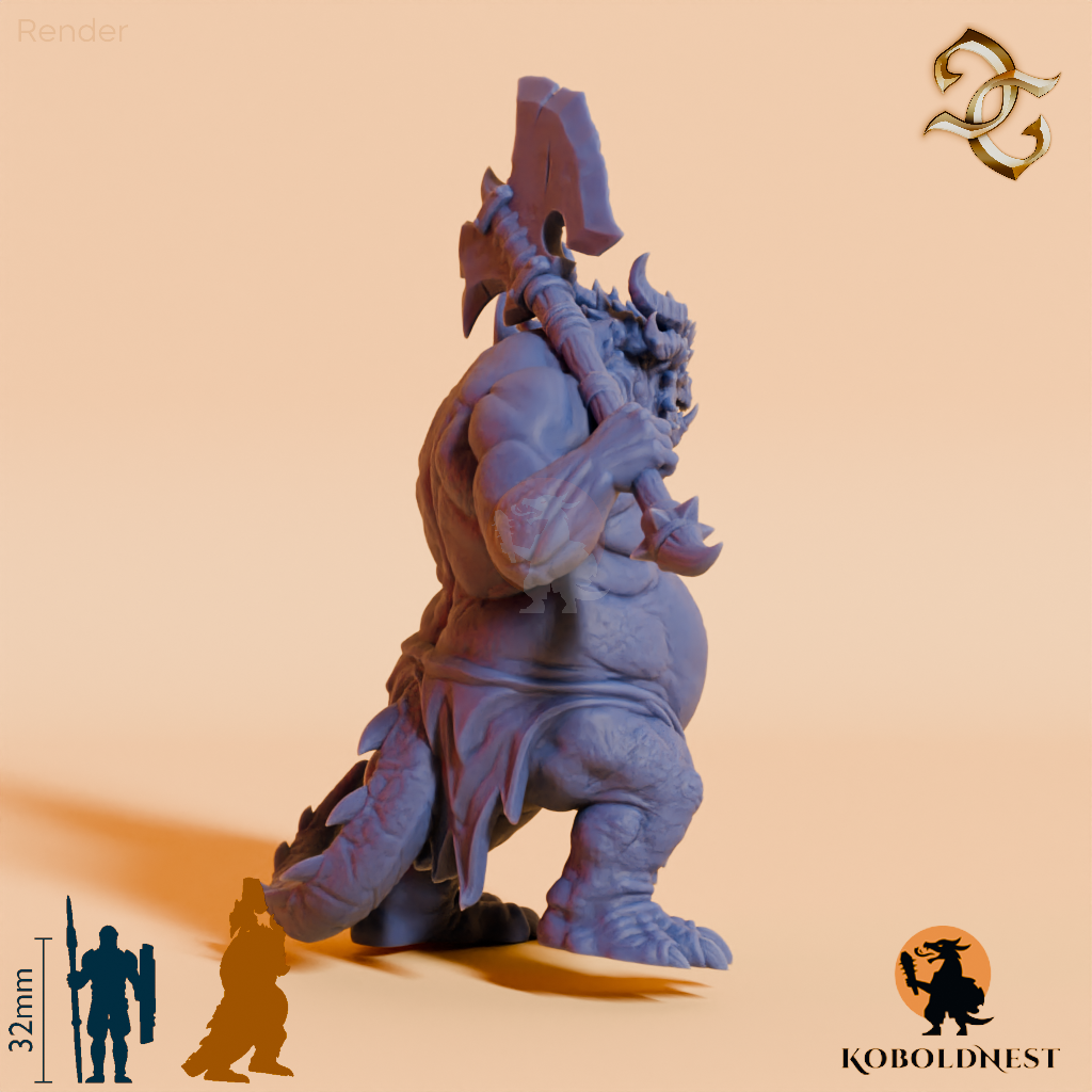Vorak Stonejaw, Drachenvolk-Barbar