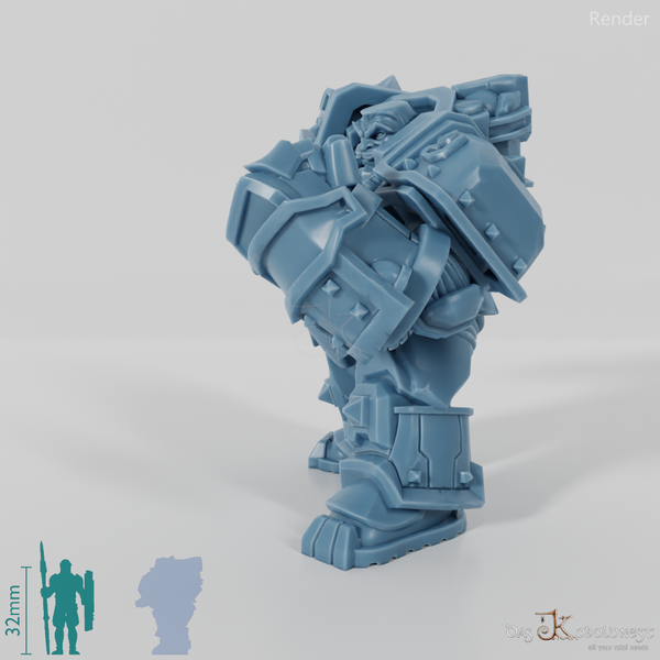 Khazaroth Empire - Iron Mole mit Kampfhandschuh und Pistole 07