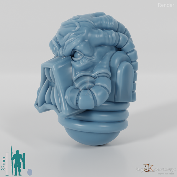 Void Blessed Soldiers - Savage Gladiator Kopf 01