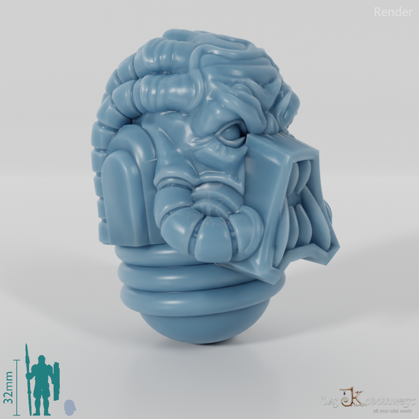 Void Blessed Soldiers - Savage Gladiator Kopf 01